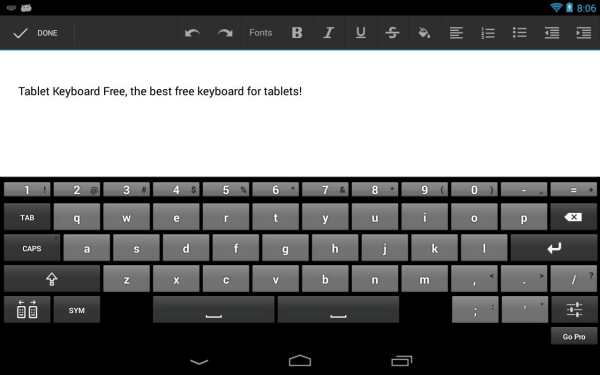 Tablet Keyboard Free 10 تصوير الشاشة