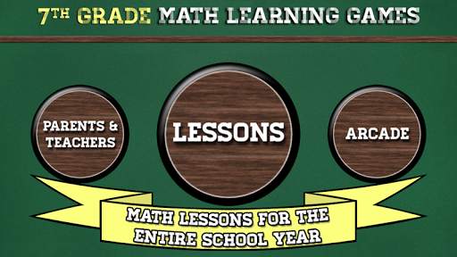 7th Grade Math Learning Games स्क्रीनशॉट 1