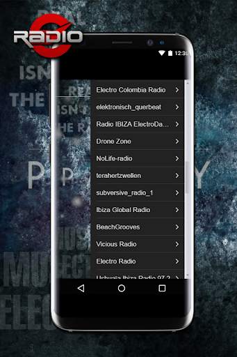 Electronic music radio screenshot 3