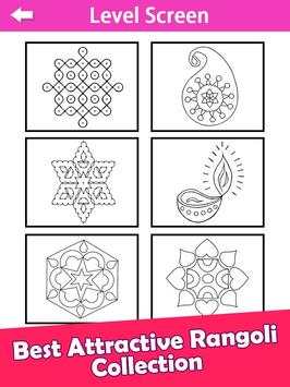 Rangoli Paint And Coloring Games screenshot 1