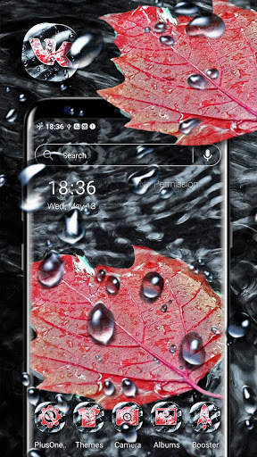 Autumn Leaves Water Launcher Theme 1 تصوير الشاشة