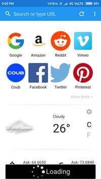 Google 4G Browser screenshot 1