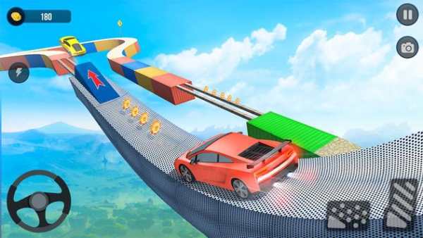 Crazy Car driving Stunts: Sky Tracks screenshot 5