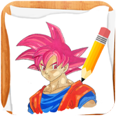 How to draw dragon ball icon