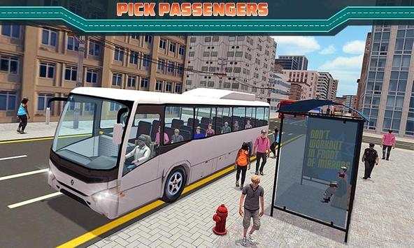 Highway Coach Bus Driving : City Bus Driver 2018🚍 screenshot 1
