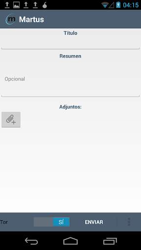 Martus Móvil screenshot 2
