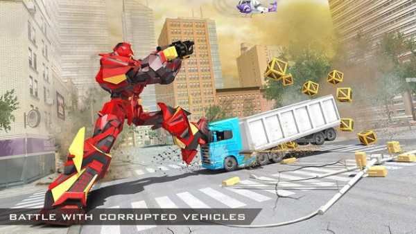 Muscle Car Robot Game – Transforming Robot Car screenshot 10