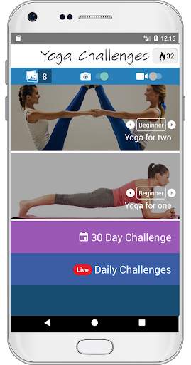 Yoga Challenge App 3 تصوير الشاشة