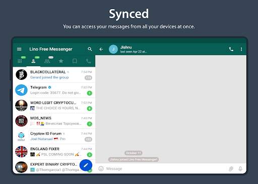 Lino Free Messenger screenshot 5