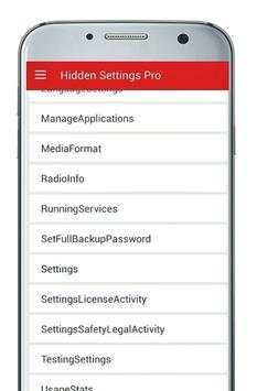 Hidden Settings Pro screenshot 3