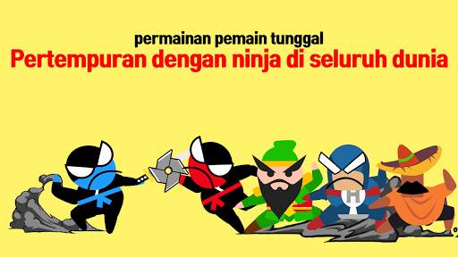 Jumping Ninja Battle 2 Pemain screenshot 2