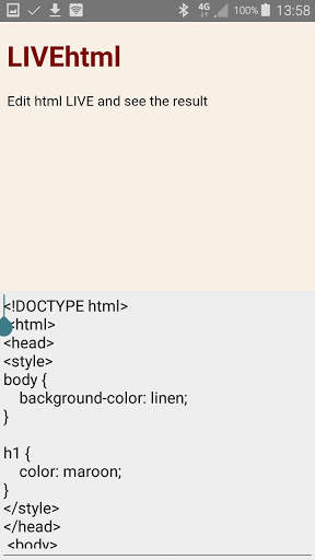 Live HTML Editor screenshot 2