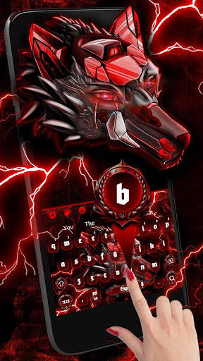 Metal Lighting Wolf Keyboard screenshot 2
