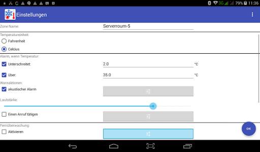 Temperatur-Alarm screenshot 7