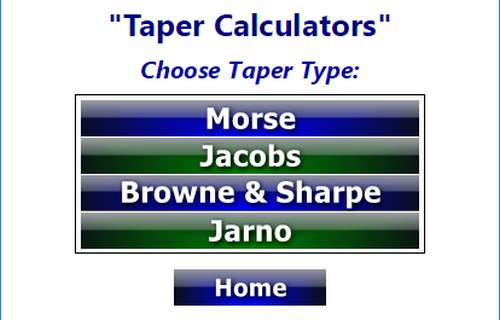 Taper Measuring Calculators QC Inspection CNC Shop screenshot 2