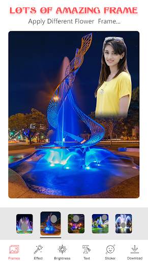 Water Fountain Photo Frame screenshot 1