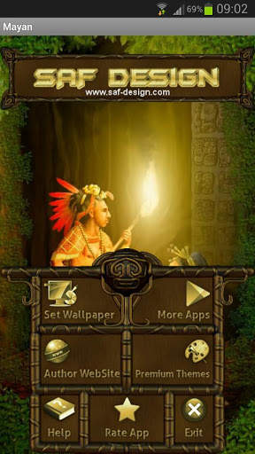 Next Launcher Mayan Theme screenshot 6