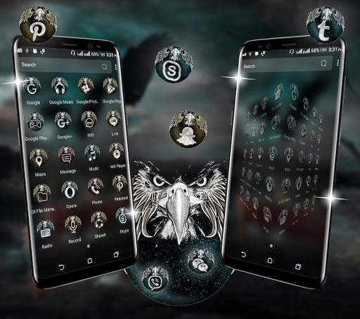 Fantasy Eagle Launcher Theme 4 تصوير الشاشة
