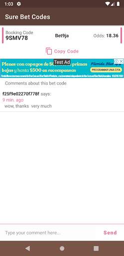 Sure Bet Codes: Today's Codes screenshot 4