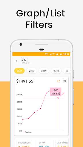 Dash: AdMob Earnings Dashboard скриншот 7