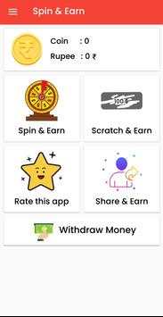 Spin and Earn : Luck by Spin 2 تصوير الشاشة