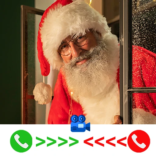Call from Santa Claus -fake call&amp;Chat Simulation icon