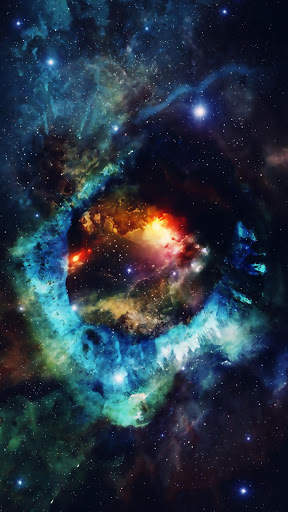 Neon Galaxy APUS Live Wallpaper screenshot 6