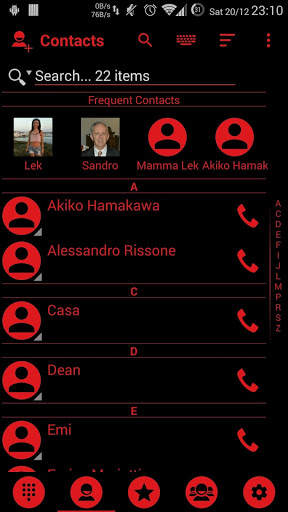 Theme for Drupe and RocketDial and ExDialer BRed screenshot 4