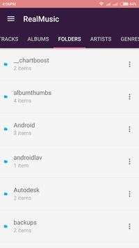 Real Music & Folder Player screenshot 3