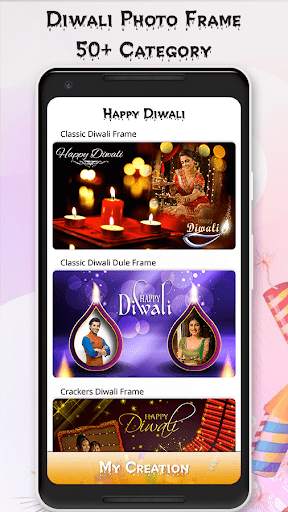 Happy Diwali Photo Frame 3 تصوير الشاشة