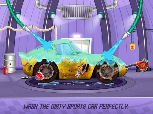 Kids Sports Car Wash Cleaning Garage screenshot 6