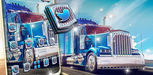 Blue Truck Launcher Theme screenshot 6