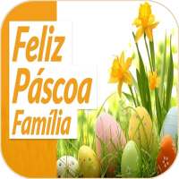 Feliz Páscoa Mensagem logo