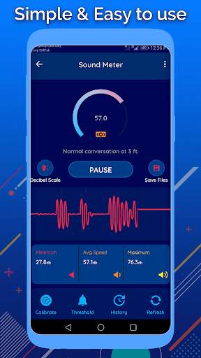 Sound meter: decibel meter – db spl meter screenshot 2