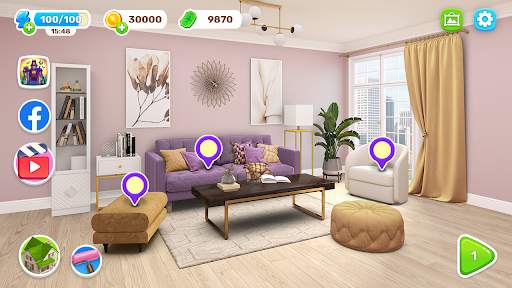 Color Home Design Makeover - paint your love story screenshot 2