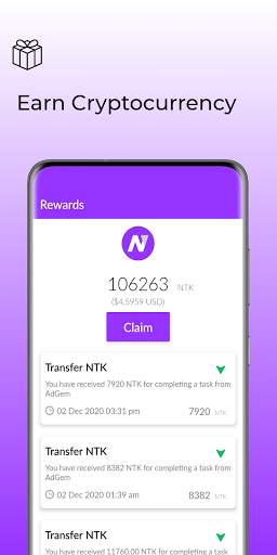 Netkoin: Play Games or Watch Ads and Earn Crypto screenshot 1
