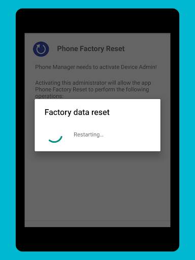 Phone Factory Reset screenshot 14