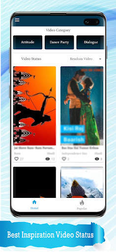 Videoly - Full Screen Status screenshot 1