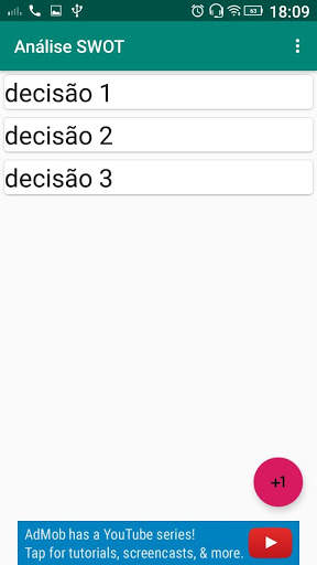 Análise SWOT screenshot 1