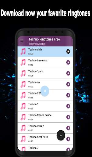Techno ringtones free screenshot 1
