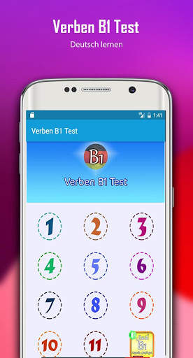 Verben B1 Test screenshot 1