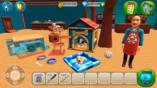 Pets in Town: Pet Shop With Dogs & Cats screenshot 1