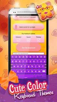 Cute Color Keyboard Themes screenshot 3