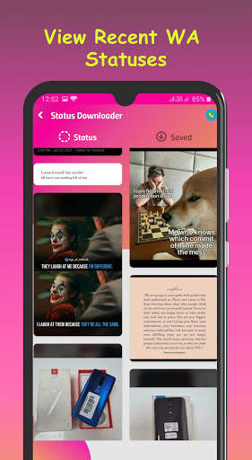 Reels, Status Saver -Whatsaver screenshot 2