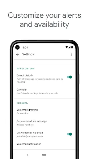 Google Voice 6 تصوير الشاشة