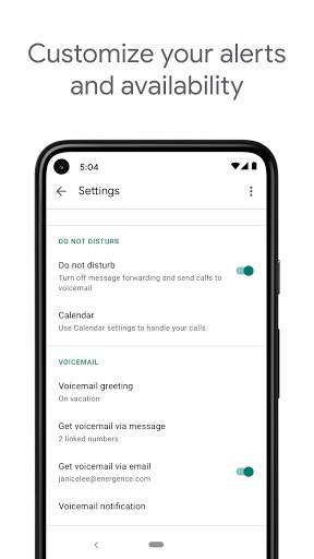 Google Voice 6 تصوير الشاشة