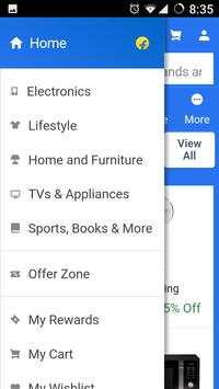 FlipKart app With FB Twitter Gmail (245kb) screenshot 3