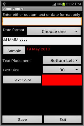 Stamp Camera screenshot 1