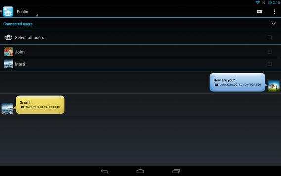 WiFi Chat & File share Groups screenshot 10