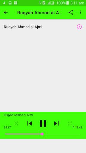Offline Audio Ruqyah Sheikh Ahmad al Ajmi screenshot 2